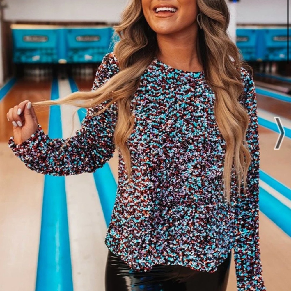 Buddy Love Sequin Unity Top